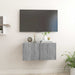 Dulap TV suspendat, gri sonoma, 60x30x30 cm, lemn prelucrat - WALTI WALTI