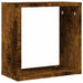 Rafturi cuburi de perete 2 buc Stejar afumat 30x15x30 cm - WALTI WALTI