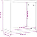 Rafturi cuburi de perete 4 buc Stejar afumat 30x15x30 cm - WALTI WALTI