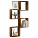 Rafturi cuburi de perete 4 buc Stejar afumat 30x15x30 cm - WALTI WALTI