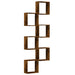 Rafturi cuburi de perete 6 buc Stejar afumat 30x15x30 cm - WALTI WALTI
