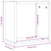 Rafturi cuburi de perete 6 buc Stejar afumat 30x15x30 cm - WALTI WALTI