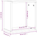 Rafturi cuburi de perete 4 buc Gri Sonoma 30x15x30 cm - WALTI WALTI