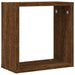 Rafturi cub de perete 2 buc Stejar maro 30x15x30 cm - WALTI WALTI