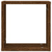 Rafturi cub de perete 2 buc Stejar maro 30x15x30 cm - WALTI WALTI