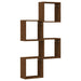 Rafturi cuburi de perete 4 buc Stejar maro 30x15x30 cm - WALTI WALTI