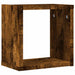 Șemele de perete 4 pcs Maro 26 x 15 x 26 cm Lemn compozit - WALTI WALTI