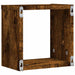 Șemele de perete 4 pcs Maro 26 x 15 x 26 cm Lemn compozit - WALTI WALTI