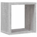 Șemele de perete 4 pcs Gri 26 x 15 x 26 cm Lemn compozit - WALTI WALTI