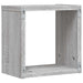 Șemele de perete 4 pcs Gri 26 x 15 x 26 cm Lemn compozit - WALTI WALTI