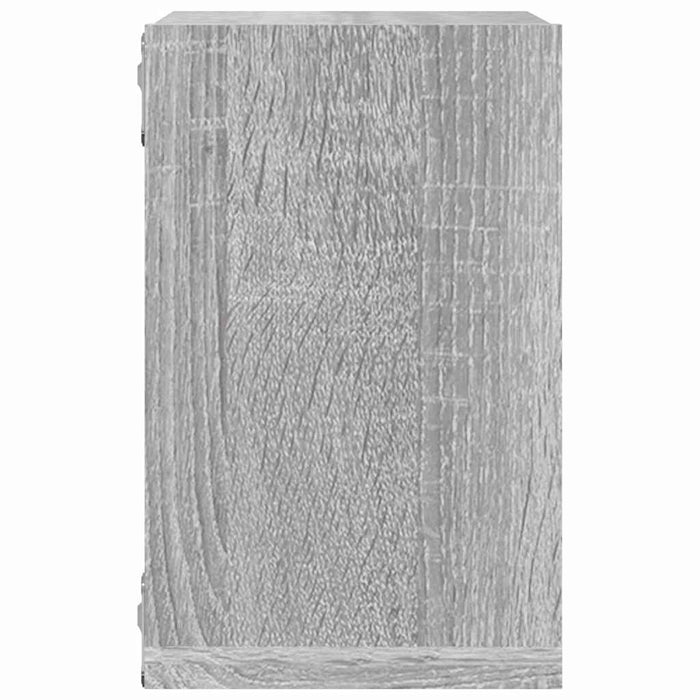 Șemele de perete 4 pcs Gri 26 x 15 x 26 cm Lemn compozit - WALTI WALTI
