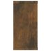 Rafturi de perete cub, 4 buc., stejar fumuriu 100x15x30 cm lemn - WALTI WALTI