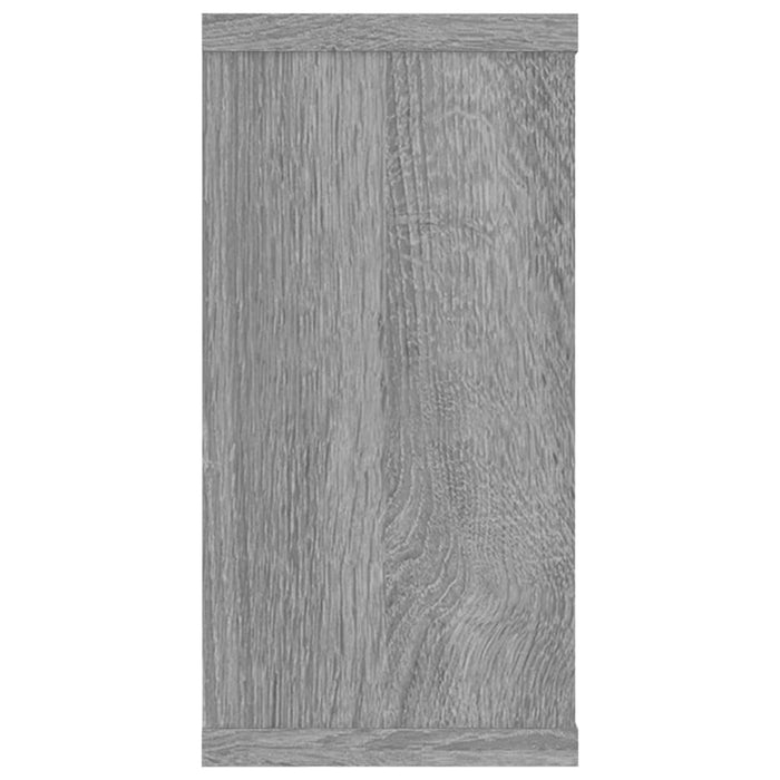 Rafturi de perete cub, 2 buc., gri sonoma, 100x15x30 cm, lemn - WALTI WALTI