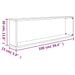 Rafturi de perete cub, 4 buc., gri sonoma, 100x15x30 cm, lemn - WALTI WALTI