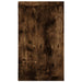 Rafturi de perete cub, 4 buc. stejar fumuriu 80x15x26,5 cm lemn - WALTI WALTI