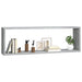 Rafturi de perete cub, 2 buc., gri sonoma, 80x15x26,5 cm, lemn - WALTI WALTI