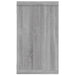 Rafturi de perete cub, 4 buc., gri sonoma, 80x15x26,5 cm, lemn - WALTI WALTI