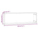 Rafturi de perete cub, 4 buc. stejar maro, 80x15x26,5 cm, lemn - WALTI WALTI