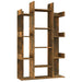 Bibliotecă, stejar fumuriu, 86x25,5x140 cm, lemn prelucrat - WALTI WALTI