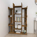 Bibliotecă, stejar fumuriu, 86x25,5x140 cm, lemn prelucrat - WALTI WALTI