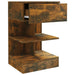 Noptiere, 2 buc., stejar fumuriu, 40x35x65 cm, lemn prelucrat - WALTI WALTI
