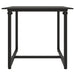 Set mobilier de exterior cu perne, 3 piese, negru, poliratan - WALTI WALTI