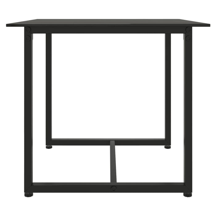 Set mobilier de exterior cu perne, 3 piese, negru, poliratan - WALTI WALTI