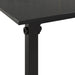 Set mobilier de exterior cu perne, 3 piese, negru, poliratan - WALTI WALTI