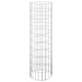 Stâlp de gabion, Ø30x100 cm, oțel galvanizat, circular - WALTI WALTI