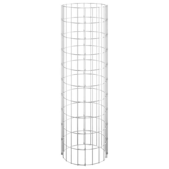 Stâlp de gabion, Ø30x100 cm, oțel galvanizat, circular - WALTI WALTI