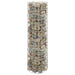 Stâlp de gabion, Ø30x100 cm, oțel galvanizat, circular - WALTI WALTI