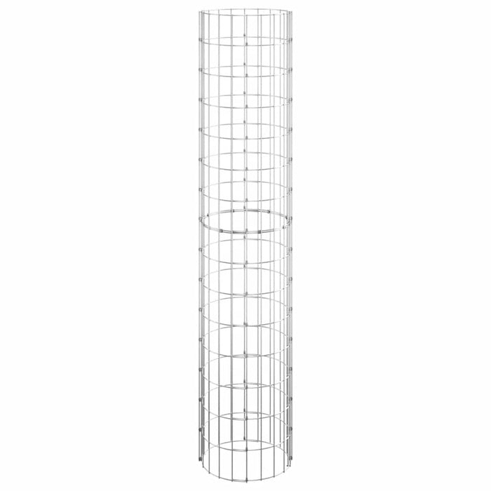 Stâlp de gabion, Ø30x150 cm, oțel galvanizat, circular - WALTI WALTI