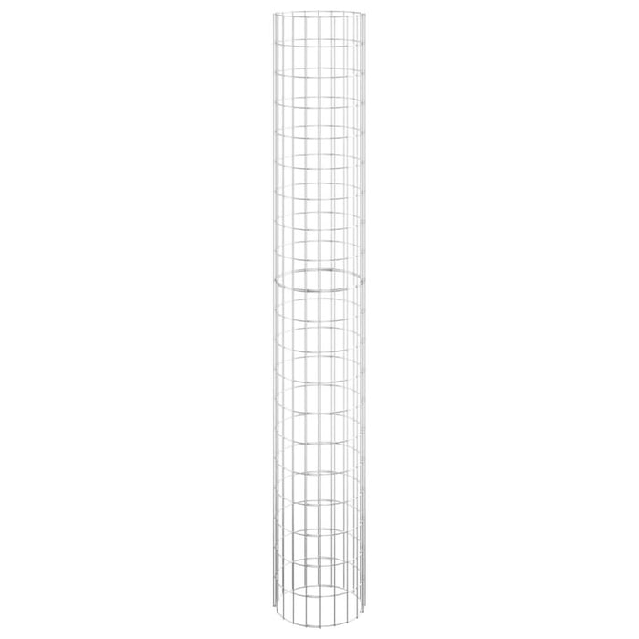 Stâlp de gabion, Ø30x200 cm, oțel galvanizat, circular - WALTI WALTI