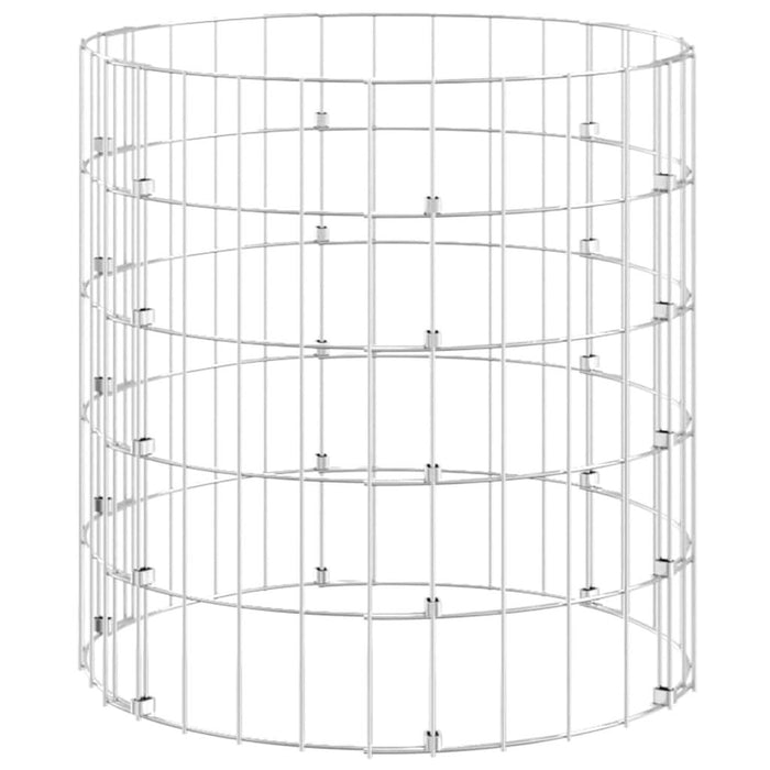 Stâlp de gabion, Ø50x50 cm, oțel galvanizat, circular - WALTI WALTI