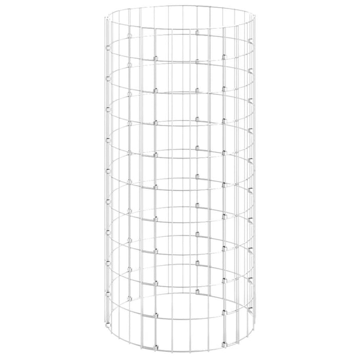 Stâlp de gabion, Ø50x100 cm, oțel galvanizat, circular - WALTI WALTI