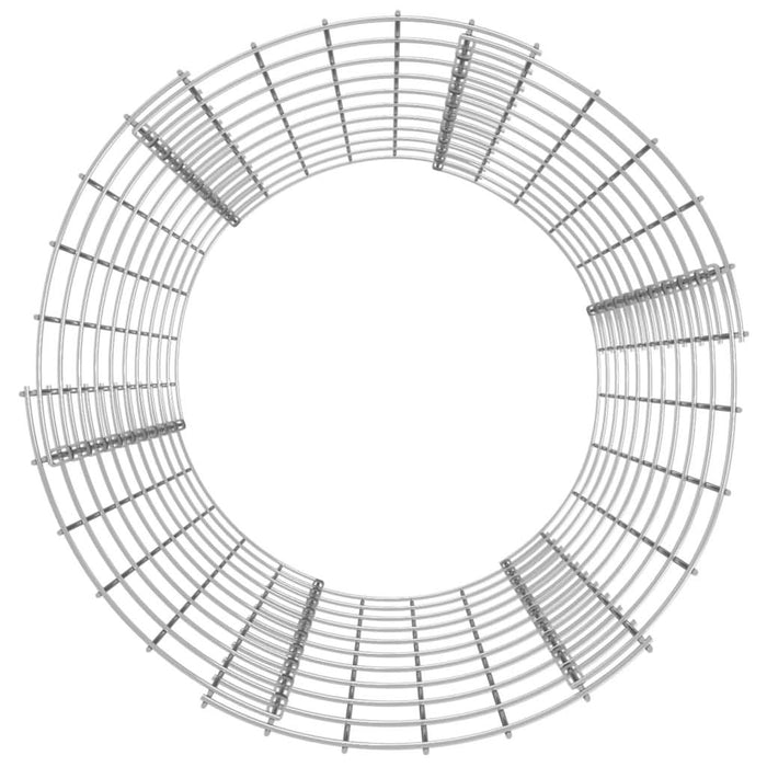 Stâlp de gabion, Ø50x100 cm, oțel galvanizat, circular - WALTI WALTI