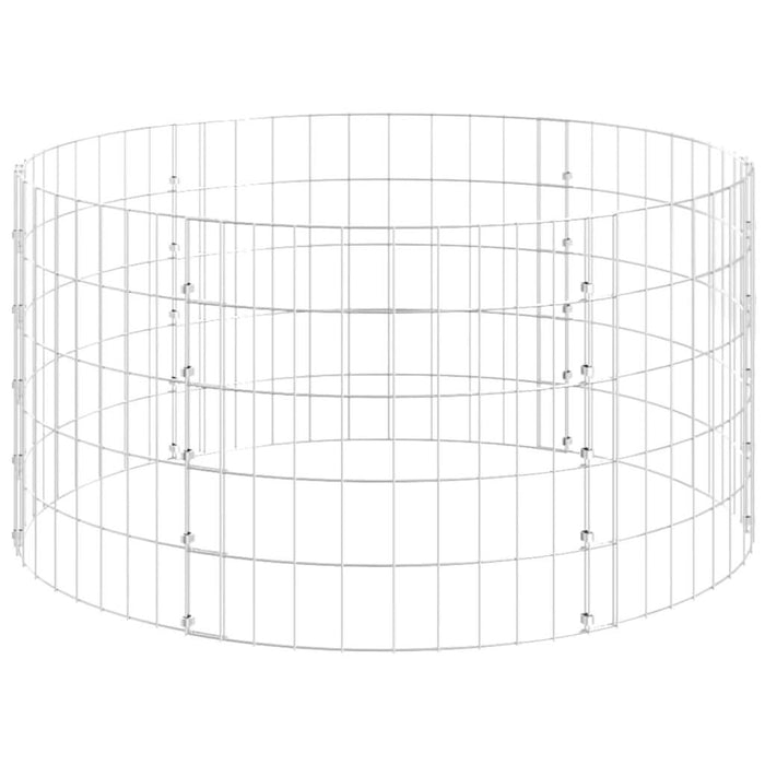 Stâlp de gabion, Ø100x50 cm, oțel galvanizat, circular - WALTI WALTI