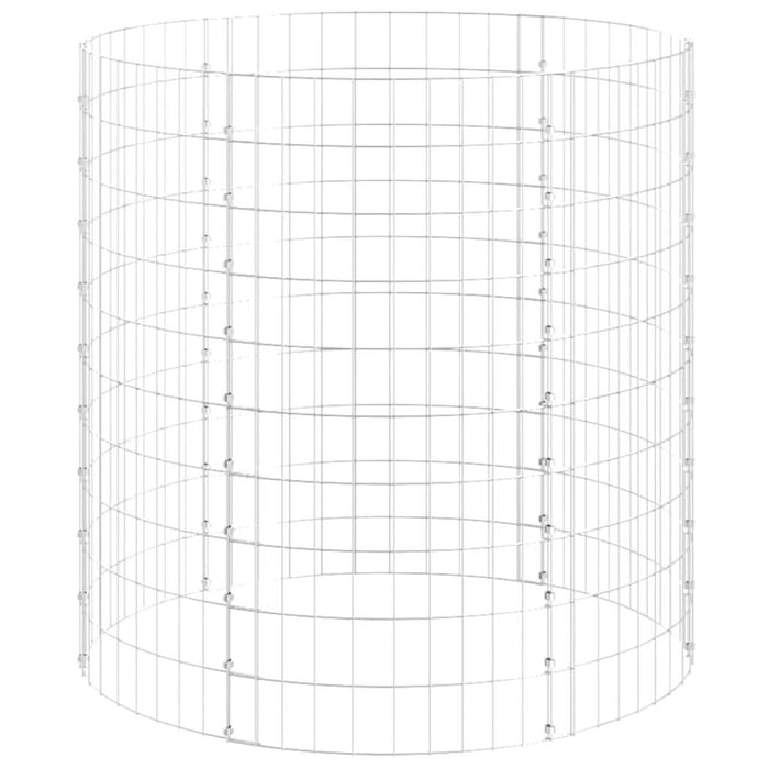 Stâlp de gabion, Ø100x100 cm, oțel galvanizat, circular - WALTI WALTI