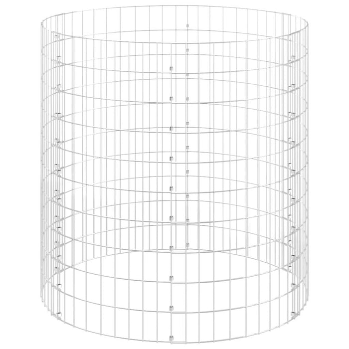 Stâlp de gabion, Ø100x100 cm, oțel galvanizat, circular - WALTI WALTI