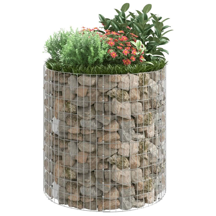 Stâlp de gabion, Ø100x100 cm, oțel galvanizat, circular - WALTI WALTI