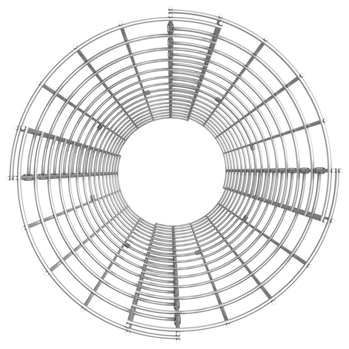 Strat înălțat gabion 3 buc. Ø30x150 cm oțel galvanizat circular WALTI