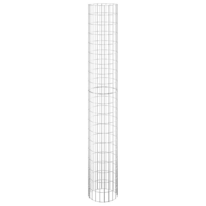 Strat înălțat gabion 3 buc. Ø30x200 cm oțel galvanizat circular - WALTI WALTI