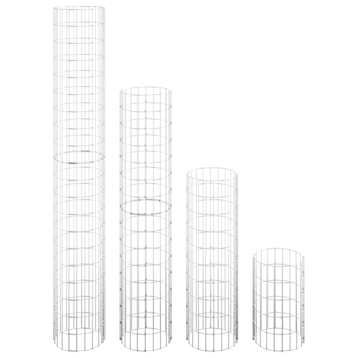 Straturi înălțate gabion 4 buc. Ø30x50/100/150/200 cm circulare - WALTI WALTI