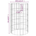Straturi înălțate gabion 4 buc. Ø30x50/100/150/200 cm circulare - WALTI WALTI