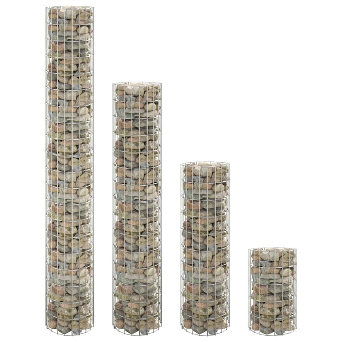 Straturi înălțate gabion 4 buc. Ø30x50/100/150/200 cm circulare - WALTI WALTI