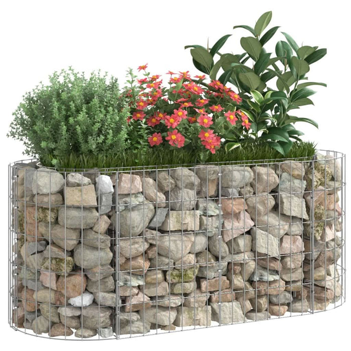 Strat înălțat gabion, 120x50x50 cm, fier galvanizat - WALTI WALTI