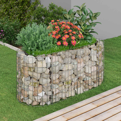 Strat înălțat gabion, 120x50x50 cm, fier galvanizat - WALTI WALTI