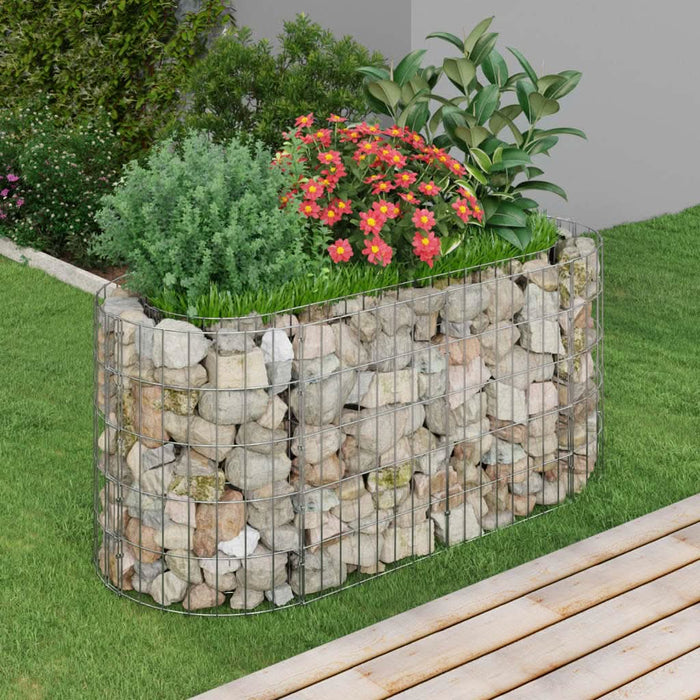 Strat înălțat gabion, 120x50x50 cm, fier galvanizat - WALTI WALTI