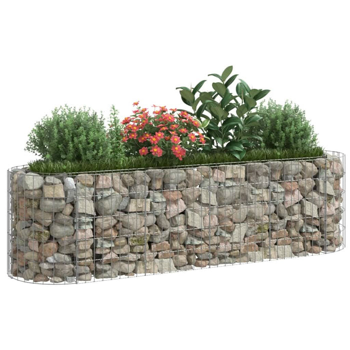 Strat înălțat gabion, 190x50x50 cm, fier galvanizat - WALTI WALTI
