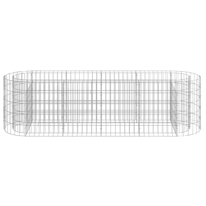 Strat înălțat gabion, 190x50x50 cm, fier galvanizat - WALTI WALTI